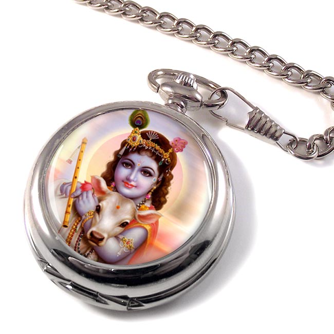 Infant Krishna Pocket Watch